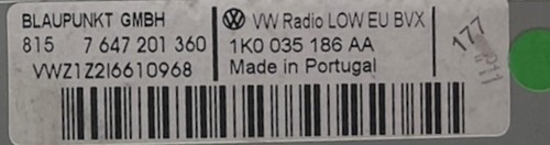 Autoradio volkswagen touran - autoradio,